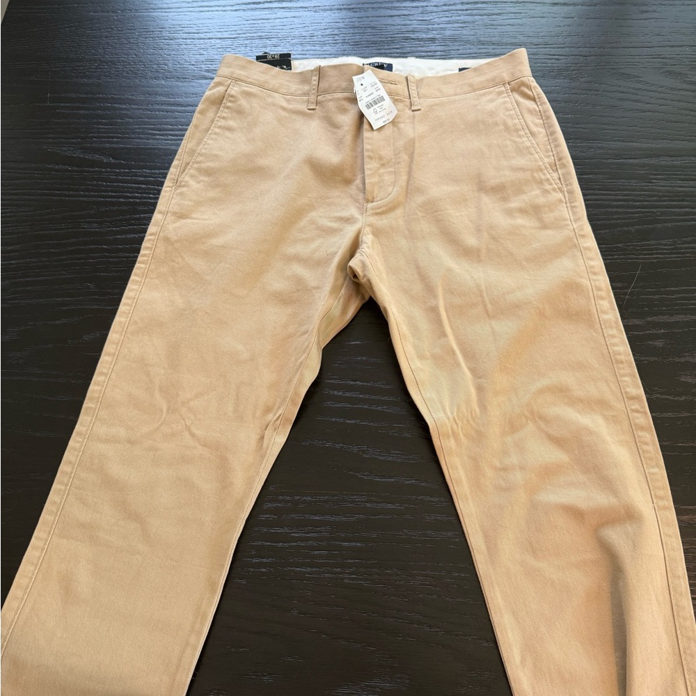J. Crew Tan Flex Chinos Classic Cotton Twill 28 x 30